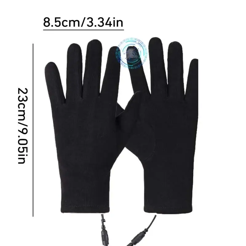 Перчатки с подогревом для мужчин, женщин, унисекс, теплые перчатки с электрическим подогревом, теплые перчатки с сенсорным экраном, теплые перчатки для катания на лыжах и велосипеде . ' - ' . 5