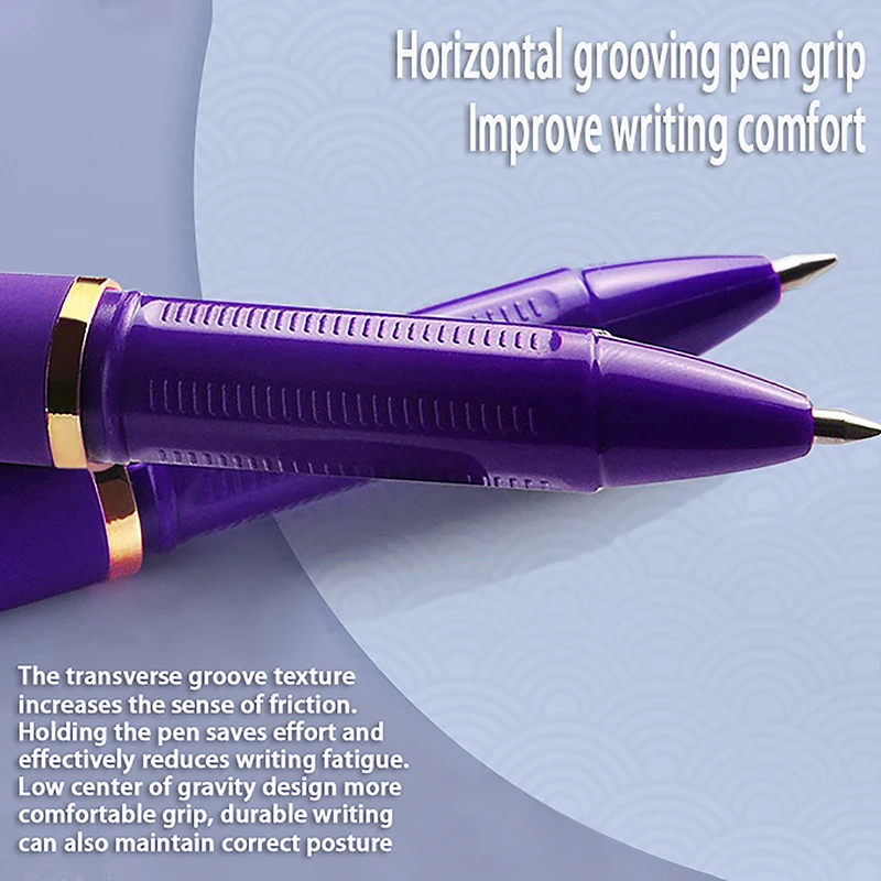 1 шт Гелевые ручки с фиолетовыми чернилами 0,7 мм/1,0 мм для письма Большой емкости для пополнения Канцелярских принадлежностей Вернуться в Sochool . ' - ' . 4