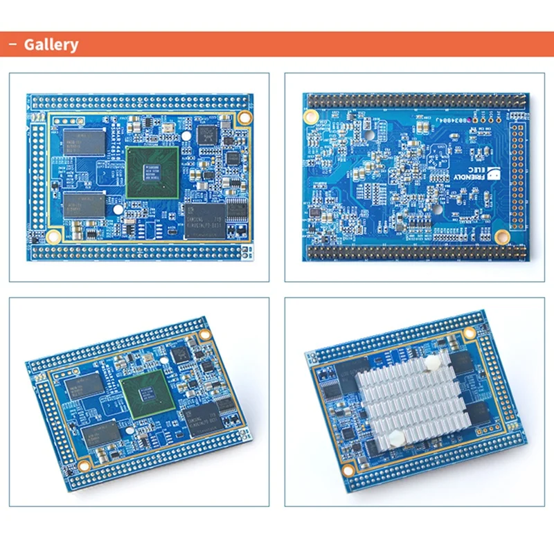 Основная плата Smart6818 + Радиатор S5P6818 Cortex-A53 С восьмиядерным процессором 2 ГБ + 16 ГБ EMMC Learning Development Board . ' - ' . 2