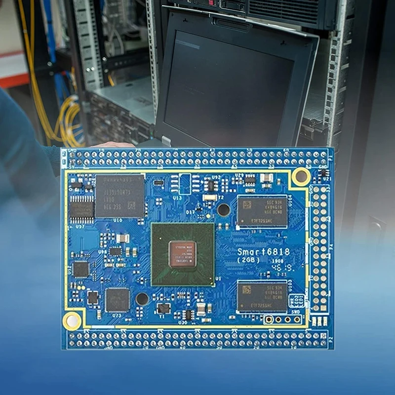 Основная плата Smart6818 + Радиатор S5P6818 Cortex-A53 С восьмиядерным процессором 2 ГБ + 16 ГБ EMMC Learning Development Board . ' - ' . 4