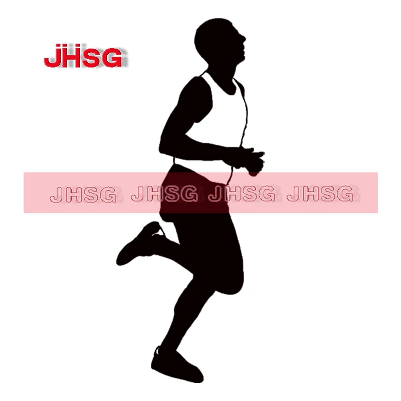Наклейки JHSG для марафона, мужские наклейки для бегунов, наклейки для украшения автомобиля, мотоциклетного шлема, наклейки могут быть настроены по индивидуальному заказу . ' - ' . 1