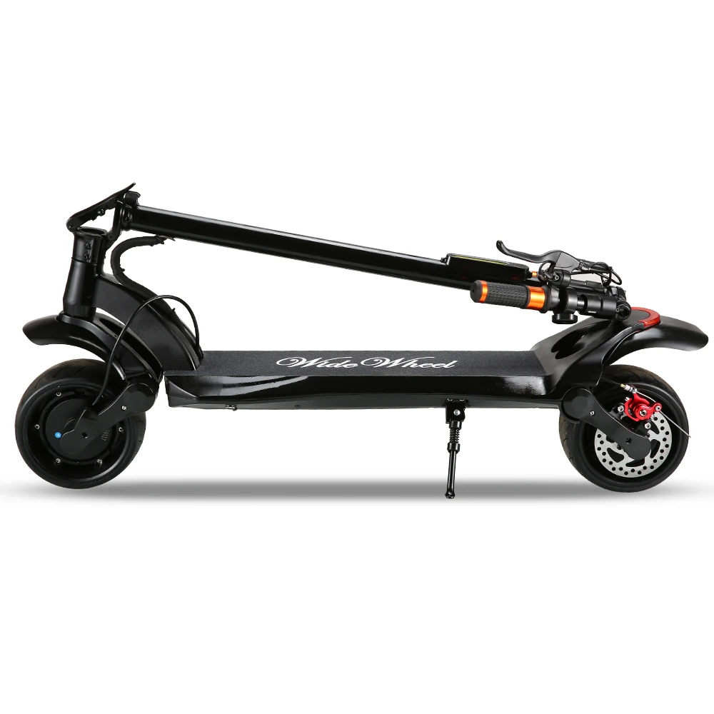 2024 Новый дизайн 500 Вт двухмоторный электрический скутер с широким колесом из алюминиевого сплава (W1) . ' - ' . 4
