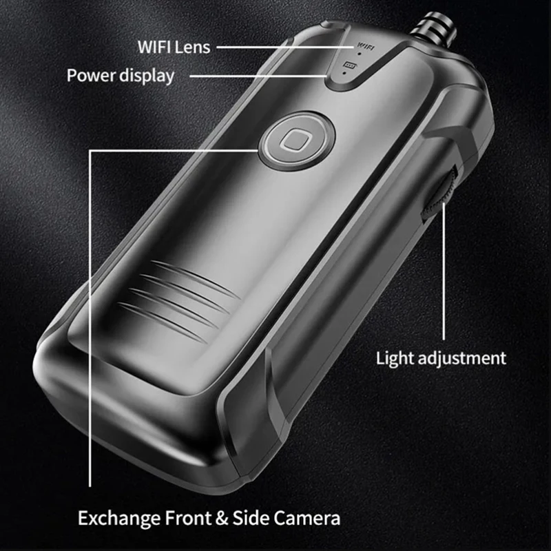 8 мм Двухобъективный WIFI Эндоскоп 1080P Scope Snake Camera С 6 Светодиодами IP67 Водонепроницаемая Инспекционная Камера Для Телефона Android/IOS Прочный . ' - ' . 2