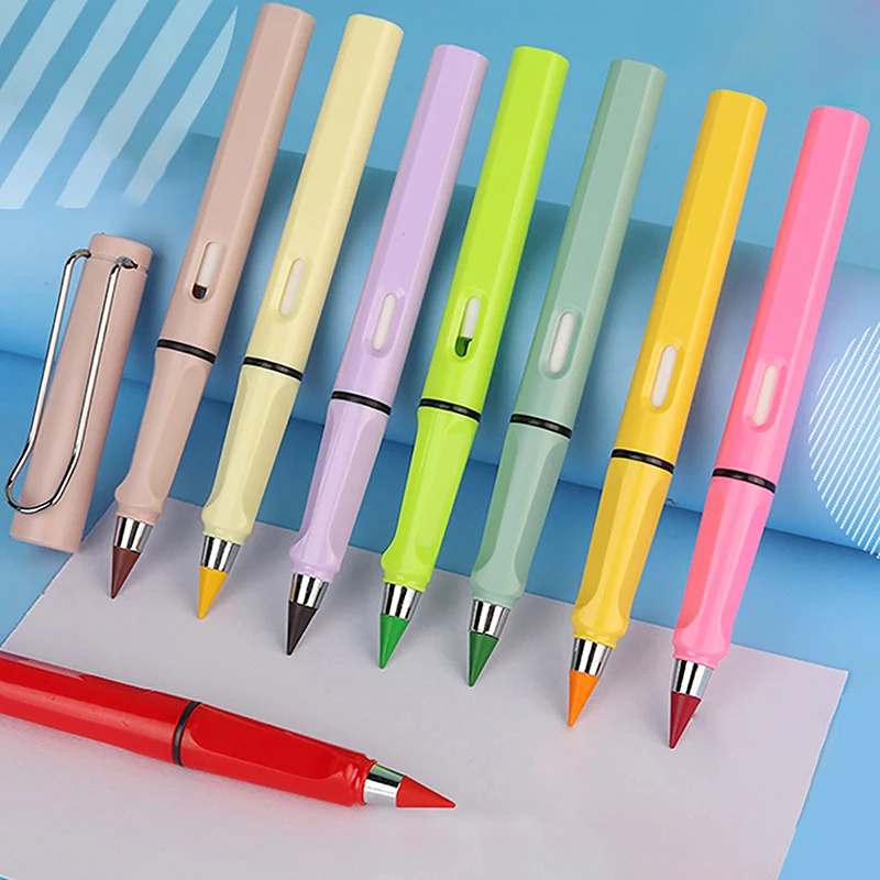 Красочный Вечный карандаш 2B Art Sketch Painting Неограниченное количество карандашей для письма, Волшебные стираемые заправки, Школьные принадлежности . ' - ' . 0