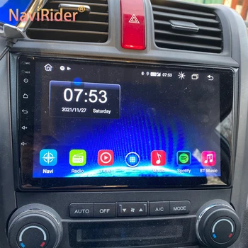 8 + 128 ГБ AI Voice Беспроводной CarPlay Для CR-V HONDA crv 2010 Автомобильный Радиоприемник автомобильный GPS Навигация Android 13 Мультимедийный Видеоплеер