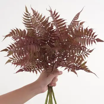 Искусственные растения в стиле природы, искусственные растения для домашнего декора, реалистичная имитация листьев Птериса для любых фотографий