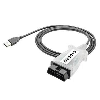 Автомобильный Диагностический Кабель KDCAN OBD2 USB Интерфейс С Переключателем Инструмент Для Сканирования Автомобильных Данных Удобный В Использовании Чип FT245RL