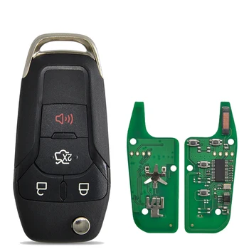 Идентификатор FCC: N5F-A08TAA ID49 Чип 315 МГц Автомобильный Дистанционный Ключ для Ford Fusion F150 F250 F350 Explorer Keyless Flip Fob Key 4 кнопки