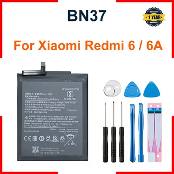 Xiao Mi BN37 3000 мАч для Xiaomi Redmi 6 Redmi6 Redmi 6A Высококачественные сменные батареи для телефона