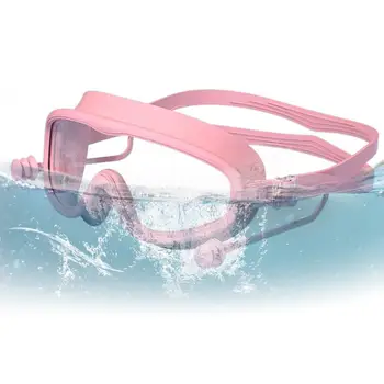 Очки для плавания для взрослых Профессиональные очки для плавания с широким обзором, Противотуманные очки для плавания для взрослых, силиконовые очки для мужчин и женщин