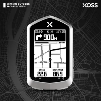 XOSS NAV Plus Велосипедный Компьютер Беспроводной Велоспорт GPS Спидометр Карта Навигации Водонепроницаемый Bluetooth ANT + Частота Вращения Педалей