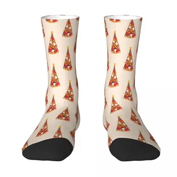 Пицца на Земле, вегетарианские носки, мужские женские чулки из полиэстера, настраиваемый дизайн
