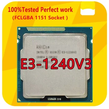 E3-1240V3 Xeon E3-1240V3 3,4 ГГц Четырехъядерный восьмипоточный процессор 8M 80W LGA1150 для материнской платы B75 H61