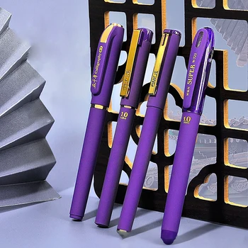 1 шт Гелевые ручки с фиолетовыми чернилами 0,7 мм/1,0 мм для письма Большой емкости для пополнения Канцелярских принадлежностей Вернуться в Sochool