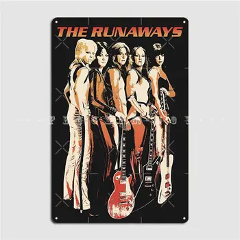 Металлическая Вывеска Клуба Runaways Garage Club Забавные Таблички Жестяная Вывеска Плакат
