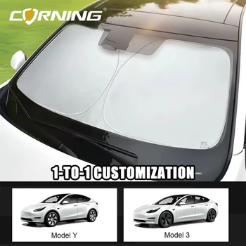 Автомобильный солнцезащитный козырек на лобовое стекло, удобный для переноски, стеклянная крышка, солнцезащитный козырек для автомобилей, наружные наполовину Внешние крышки, детали экстерьера