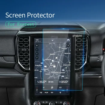 Автомобильные наклейки, протектор экрана для Ford Everest 2023, дисплей навигатора, Защитная пленка из закаленного стекла, Автомобильные Аксессуары для Авто