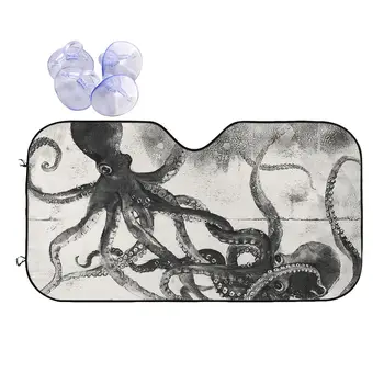 Солнцезащитный козырек на лобовое стекло Entacule Octopus Piuvre the Rise of Great Cthulhu Переднее Лобовое стекло Автомобиля Автомобильные Чехлы на Ветровое стекло