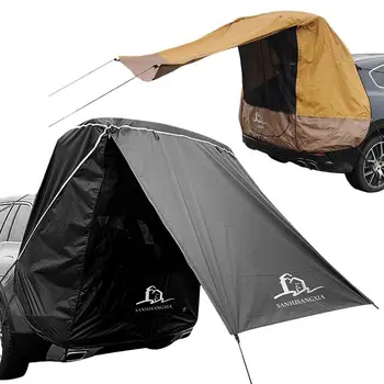 Внедорожник Палатка Автомобиль Хэтчбек Палатка PU 3000 мм Водонепроницаемый Ветрозащитный Уединенный Навес Палатки Кемпинг Предметы Первой Необходимости Для Внедорожников Универсальный