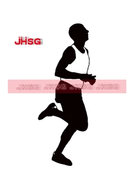 Наклейки JHSG для марафона, мужские наклейки для бегунов, наклейки для украшения автомобиля, мотоциклетного шлема, наклейки могут быть настроены по индивидуальному заказу
