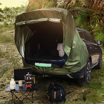 Открытый автомобиль Хвост автомобиля Палатка Кемпинг Авто Внедорожник Расширение Навес Укрытие 2-3 Человека Против Дождя Автомобильная палатка