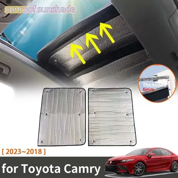 Для Toyota Camry XV70 70 2023 2022 2021 2020 2019 Аксессуары 8-Го Поколения Люк На крыше Солнцезащитный Козырек На Крыше Теплоизоляция Ветрового Стекла