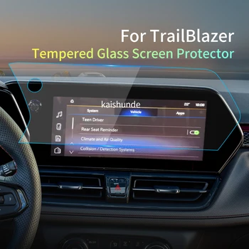 Автомобильные наклейки Протектор экрана Carplay для Chevrolet TrailBlazer 2024 Защитная пленка из закаленного стекла Навигационный аксессуар для автомобиля