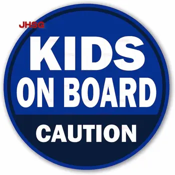 Предупреждающий знак на детской наклейке для автомобиля - ДЕТИ НА БОРТУ - Съемная наклейка на бампер автомобиля на окне грузовика