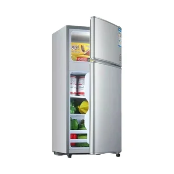 Холодильник Haier с двойной дверцей Для замораживания и консервирования Подходит для кухни Бытовой холодильник мини холодильник для комнаты