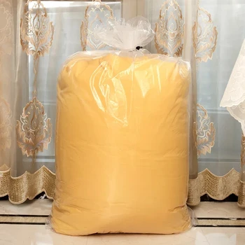Очень большая прозрачная сумка для хранения, стеганое одеяло для одежды, Пылезащитная, для домашней утвари, большой емкости, сумка для упаковки движущегося багажа