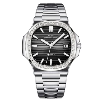 DIDUN, новые роскошные мужские часы, бизнес-лидирующий бренд, мужские наручные часы, водонепроницаемые, со светящимся бриллиантом, кварцевые часы высокого качества