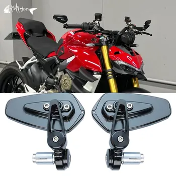 Для Ducati Streetfighter V4 S Panigale V4S 2018-2024 Мотоциклетный руль зеркало заднего вида с ЧПУ руль mirro