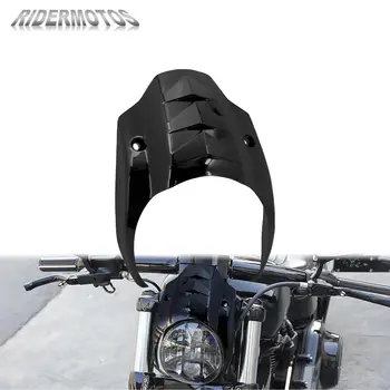 Мотоциклетная глянцево-черная крышка обтекателя передней фары, маска фары Для Harley Softail Breakout FXBR 2018 2019 2020 2021 2022