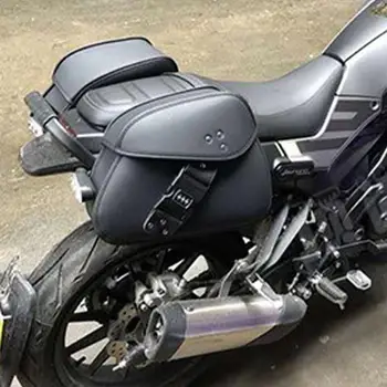 Универсальный мотоциклетный кодовый замок из искусственной кожи, седельная сумка для боковых инструментов, Багажная упаковка, седло для Honda/Suzuki/Ka-wasaki/Ya-maha