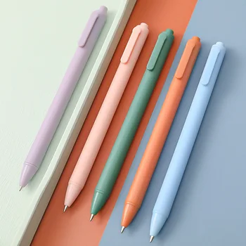 5шт гелевые ручки Morandi Студенческие однотонные минималистичные ручки для подписи Креативные офисные канцелярские принадлежности ручка на водной основе cose per la scuola