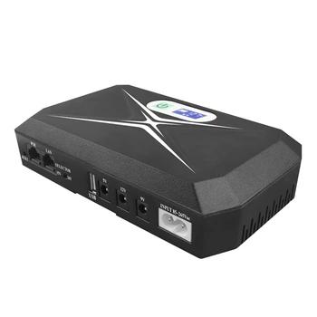 5V 9V 12V Источник Бесперебойного Питания Mini UPS С Экраном POE 8800 мАч Резервная Батарея Для Wifi Маршрутизатора CCTV