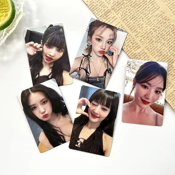 5 шт./компл. Альбом Kpop (G) I-DLE SBS Japan Field Еженедельная открытка LOMO Card Открытка Minnie YUQI SHUHUA SOOJIN Новая Открытка Gidle Photo Card