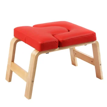 Скамья для домашнего тренажерного зала с подставкой для головы в форме тела-Деревянный стул для йоги-Табурет с подставкой для головы-Идеальное средство для снятия стресса