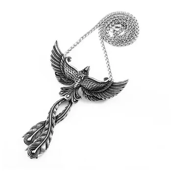 Новое классическое ожерелье с птицей Феникс в стиле ретро для мужчин и женщин, модный уличный подарок для банкета, украшения для отдыха