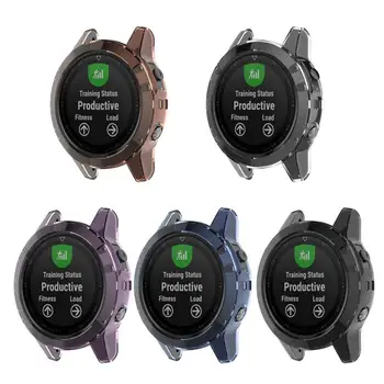 Мягкий Ультратонкий Кристально Чистый Защитный Чехол из ТПУ Для Garmin Fenix 5/5 Plus Smart Watch Accessories Fenix 5 Shell