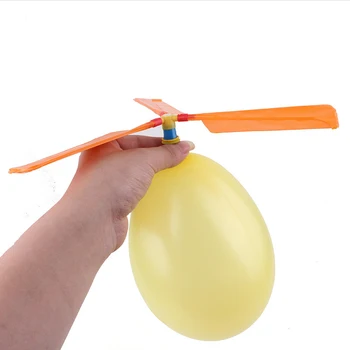Забавный Физический эксперимент, Самодельный воздушный шар, вертолет, материал 
