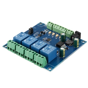 Modbus Rtu 7-24 В, 4-канальный релейный модуль, переключатель RS485 /TTL UART, интерфейс связи, 8-битное управление MCU