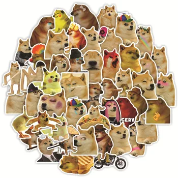 10/50 шт. Милые японские наклейки с животными собаки Сиба-Ину для детей, канцелярские принадлежности 