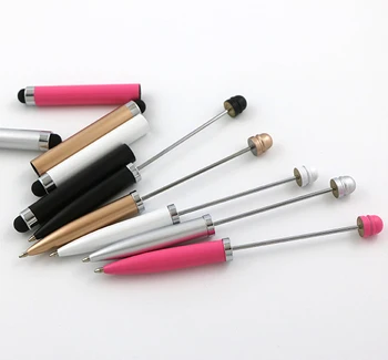 10шт Шариковая ручка 3 В 1 DIY стилусы Конденсаторная ручка металлический стержень Шариковая ручка