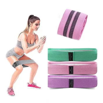 Женские Тканевые бандажи для силовых тренировок бедер, домашние бандажи elastica Fitness Hip Circle, противоскользящие резинки Сопротивления