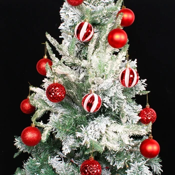 Подвеска в виде рождественского шара, декоративные подвески в виде рождественской елки, подвесные 60-миллиметровые безделушки, прямая поставка