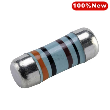200шт 0204 Цветное Кольцо SMD Резистор Точность металлической пленки 1% 0 0.5 1 1.1 1.2 1.3 1.5 1.6 1.8 2 2.2 2.4 2.49 2.7 3 Ом R